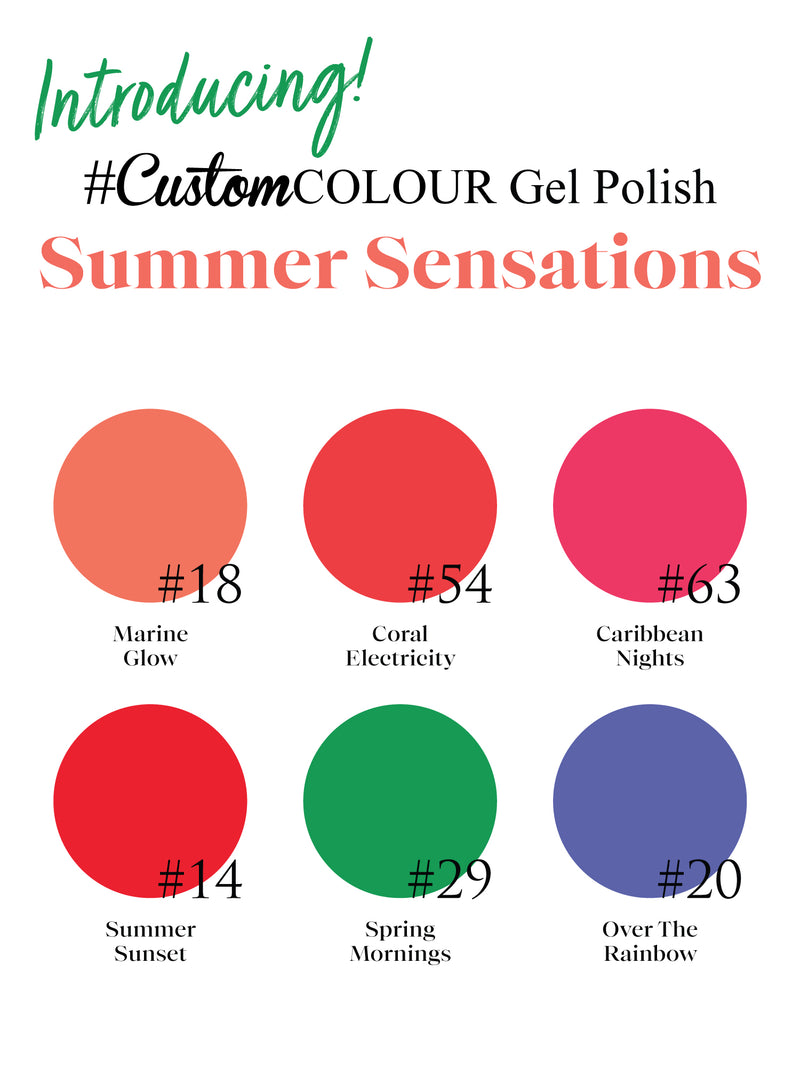Custom Colour Summer Sensations Collection